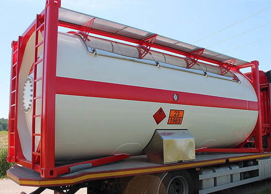 CCS T50 ISO Tank Container 24.5m3 Co2 Liquid Tank Lox Lin Lar