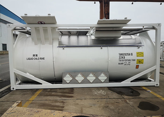 ASME T50 ISO Tank Container LR Liquid Chlorine Storage Tanks